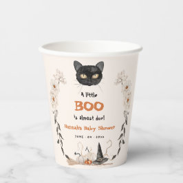 水の色の小さなブハロウィーン赤ちゃんシャワー 紙コップ