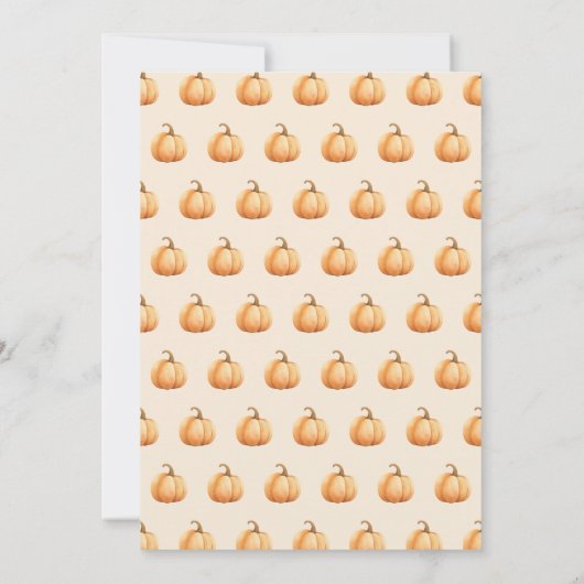 水の色の小さなブーはほとんど赤ちゃんシャワーが原因 招待状 (裏面)