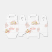 水の色の小さな餃子きのこの赤ちゃんシャワー フェイバーボックス (折り畳みなし)