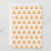 水の色の少しブーはほとんど赤ちゃんシャワーが原因 招待状 (裏面)