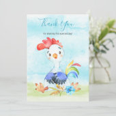 水の色の少年のロスターファーム サンキューカード (スタンド正面)