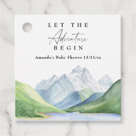 水の色の山々 – 冒険を始めよう フェイバータグ