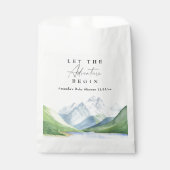 水の色の山々 – 冒険を始めよう フェイバーバッグ (正面)