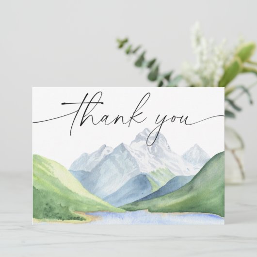 水の色の山ありがとう サンキューカード (スタンド正面)