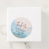 水の色の山のシーン結婚屋外 フェイバータグ (インサイチュ)