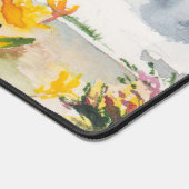 水の色の山の感動的聖なる書物、 経典 デスクマット (コーナー)