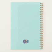 水の色の山の日絵画々のプランナー プランナー手帳 (裏面)