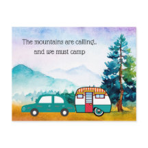 水の色の山の車とキャンパーアドレスの変更