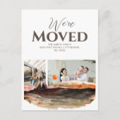 水の色の山2写真の移動のお知らせ ポストカード (正面)