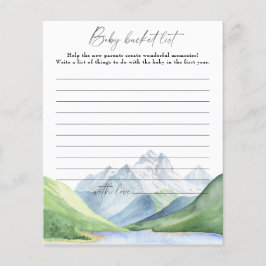 水の色の山 – バケットリストゲーム