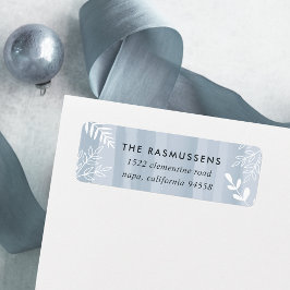 水の色の希望 |休日の差出人住所ラベル ラベル