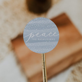 水の色の希望 |休日 ラウンドシール