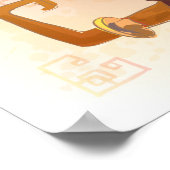 水の色の年のネズミ、学者 ポスター (角)