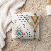 水の色の幾何学的シームレス：部族スタイル。 クッション (ブランケット)