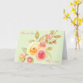 水の色の庭園の結婚式日付の保存 カード (黄色い花)