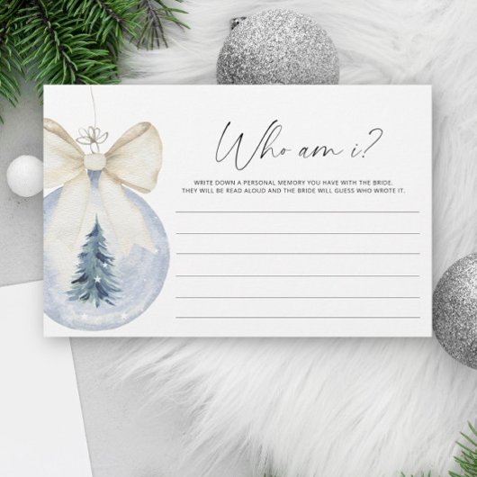 水の色の弓の冬は誰が私はブライダルシャワーゲーム 便箋