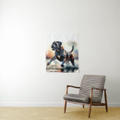 水の色の強力な杖のコルソ犬 タペストリー (インサイチュ)