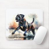 水の色の強力な杖のコルソ犬 マウスパッド (マウス)
