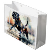 水の色の強力な杖のコルソ犬 ラージペーパーバッグ (正面アングル)