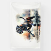 水の色の強力な杖のコルソ犬 横断幕 (縦)