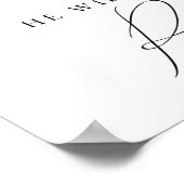 水の色の彼は私たちの平和のポスターになる ポスター (角)