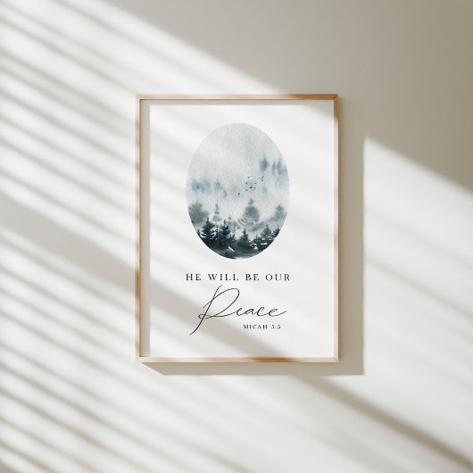 水の色の彼は私たちの平和のポスターになる ポスター