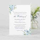 水の色の愛は忍耐強いクリスチャン結婚の 招待状 (スタンド正面)