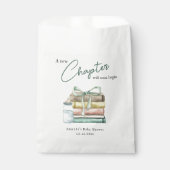 水の色の新しいチャプター赤ちゃんシャワー フェイバーバッグ (正面)