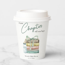 水の色の新しいチャプター赤ちゃんシャワー 紙コップ