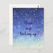 水の色の星//見てストップいない ポストカード (正面/裏面)