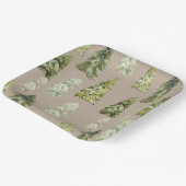 水の色の木紙プレート ペーパープレート (傾斜あり)