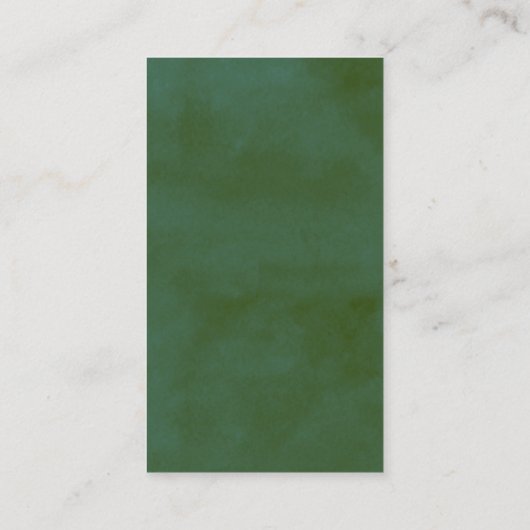 水の色の松の木の森ベビーシャワー エンクロージャーカード (裏面)