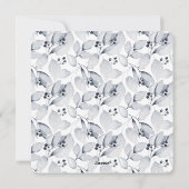 水の色の果実の緑の写真クリスマスカード シーズンカード (裏面)