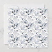 水の色の果実の緑の写真クリスマスカード シーズンカード (裏面)