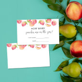 水の色の桃の桃の数は瓶の中にある エンクロージャーカード