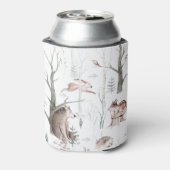 水の色の森の友人ベビーシャワー 缶クーラー (缶裏面)