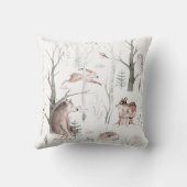 水の色の森の友人 クッション (裏面)