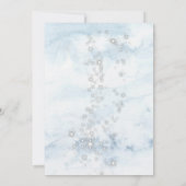 水の色の森ガラス会社クリスマスパーティー 招待状 (裏面)