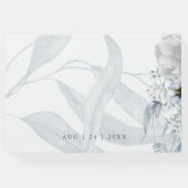 水の色の植物性とフローラの塵の青 ゲストブック (裏面)