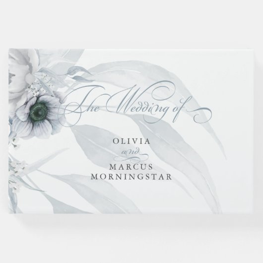 水の色の植物性とフローラの塵の青 ゲストブック (正面)