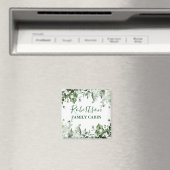 水の色の植物性アイビシダのセージのファミリーキャビン マグネット (インサイチュ (食洗機))