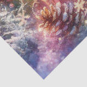 水の色の極性クマのクリスマスギフトの切り離し 薄葉紙 (詳細)