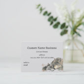 水の色の母または父ウルフとカブスのビジネス 名刺 (スタンド正面)