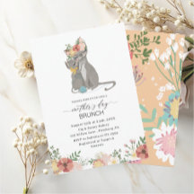 水の色の母エレガントはデイブランチベビーショウ