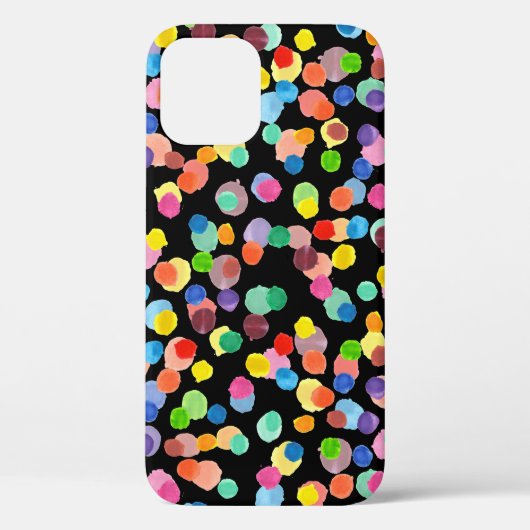 水の色の水玉模様、イースターの背景。 Case-Mate iPhoneケース (裏面)