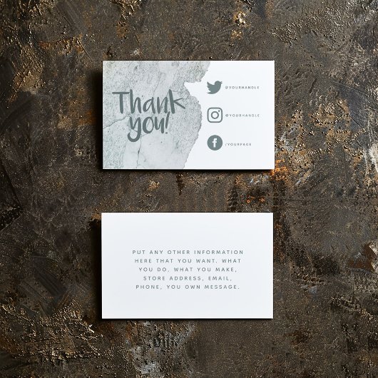 水の色の洗感謝していい流しソーシャルリンク挿入カード エンクロージャーカード