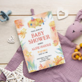 水の色の海の生活ニュートラルジェンダーベビーシャワー 招待状