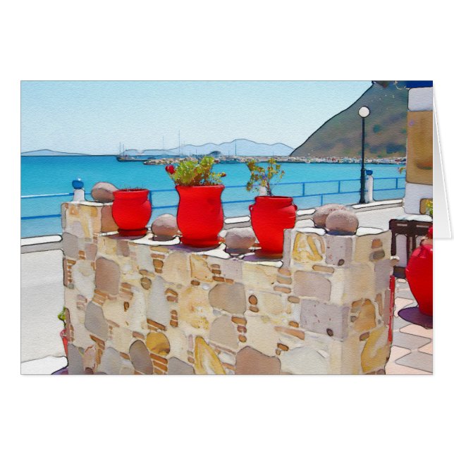 水の色の海 (正面横)