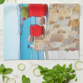 水の色の海 キッチンタオル (折り畳み)