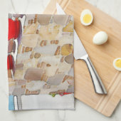 水の色の海 キッチンタオル (四つ折り)